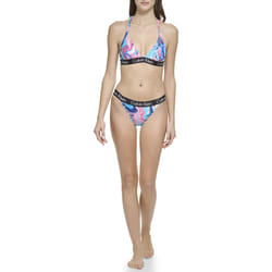 Calvin Klein Women's Standard Triangle Bra Top Removable Soft Cups Mid