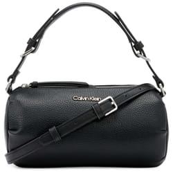Calvin Klein Ruby Top Zip Crossbody  Black/Silver