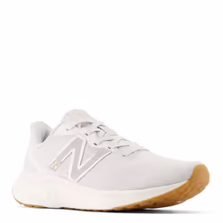 New Balance Women's Fresh Foam Arishi V4 Running Shoe  Summer Fog/Nimbus Cloud/Light Gold Metallic  8