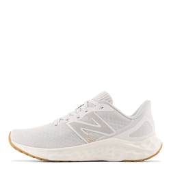 New Balance Women's Fresh Foam Arishi V4 Running Shoe  Summer Fog/Nimbus Cloud/Light Gold Metallic  7.5 Wide
