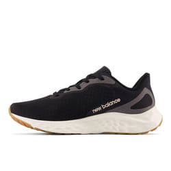 New Balance Women's Fresh Foam Arishi V4 Running Shoe  Black/Light Gold Metallic/Gum 2  10.5 Wide