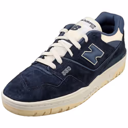 New Balance 550 Mens Fashion Trainers in Navy White - 7