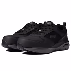 Skechers Men's Lace up Safety Arch Fit Sr Comp Toe Construction Shoe