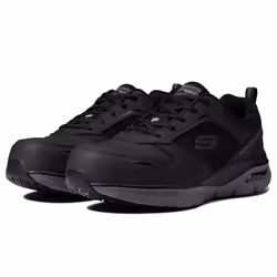 Skechers Men's Lace up Safety Arch Fit Sr Comp Toe Construction Shoe
