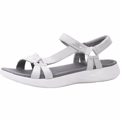 Skechers Womens On The go 600 Brilliancy Thong Sandal Whitegrey 7 Wide