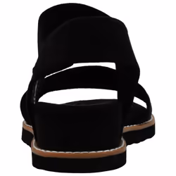 Skechers Women's Bobs Desert Kiss Wedge Sandal Black/Black 9