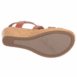 Skechers Women's Beverlee-Delicate Glow Wedge Sandal  Luggage  10