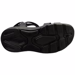 Skechers Max Cushioning Arch Fit Prime Womens Walking Sandals in Black Grey - 8