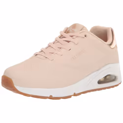 Skechers Women's Uno-Shimmer Away Sneaker  NAT  10