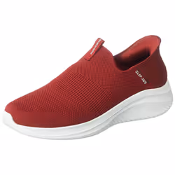 Skechers Men's Sneaker Burgundy Knit Trim 8.5