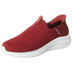Skechers Men's Sneaker  Burgundy Knit Trim  8.5