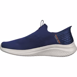Skechers Slip Ins Ultra Flex 3.0 Smooth Step Mens Stretch Fit Blue Trainers Shoes - Navy, UK 8