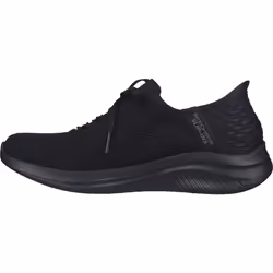 Skechers Slip Ins Ultra Flex 3.0 Brilliant Womens Ladies Black Handsfree Trainers - Black Black, UK 5