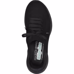 Skechers Slip Ins Ultra Flex 3.0 Brilliant Womens Ladies Black Handsfree Trainers - Black Black, UK 5