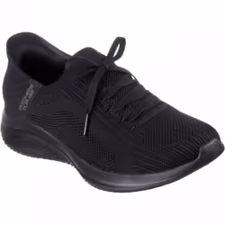 ) Ultra Flex 3.0 - Brilliant | Black | Womens Slip Ins Trainers - 5 (Adults'