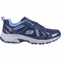 ) Skechers Hillcrest Leather Women's Navy/Blue Trainers - Blue, 4 (Adults'