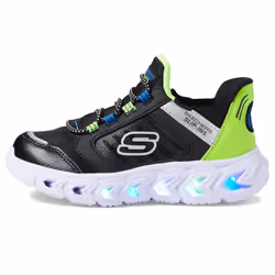 Skechers Kids Boy's Hypno-Flash 2.0-Odelux Sneaker  Black/Lime  13 Lit