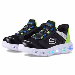Skechers Kids Boy's Hypno-Flash 2.0-Odelux Sneaker  Black/Lime  13 Lit