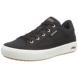 Skechers Women's Arch Fit Arcade Meet Ya There Slip On Sneaker Black 7