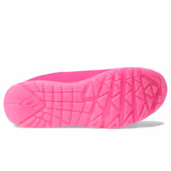Skechers Kids Girls Street Uno Ice Sneaker  Hot Pink  4 Big Kid