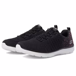 Skechers Sport Women's Women's Virtue Sneaker  Black/Pink=BKPK  6.5 Wi