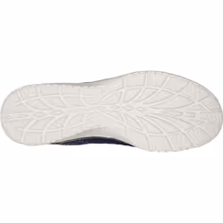 ) Skechers Virtue Textile Women's Navy/Blue Trainers - Blue, 3 (Adults'