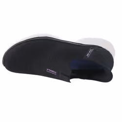 Skechers Women's Hands Free Slip-ins Go Walk 6-Fabulous View Sneaker  Black/Lavender  11