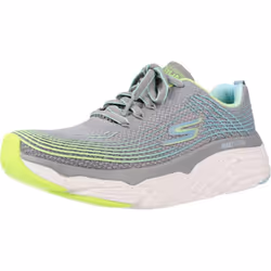 Skechers Women's MAX Cushioning Elite-Galaxy Burst Sneaker Gray/Lime