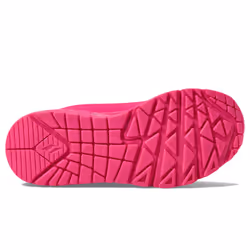 Skechers Kids Girls Street Uno Gen1-Neon Glow Sneaker  Hot Pink  13 Li