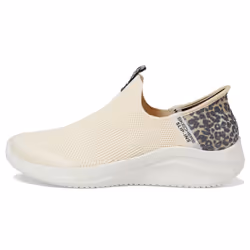 SKECHERS Women's Hands Free Slip-Ins Ultra Flex 3.0 Natural Step Sneaker Leopard 6.5