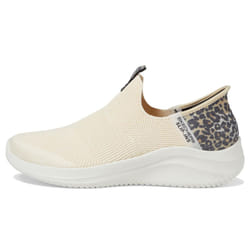 SKECHERS Women's Hands Free Slip-Ins Ultra Flex 3.0 Natural Step Sneaker  Leopard  6.5
