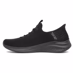 Skechers Men's Ultra Flex 3.0 Right Away Hands Free Slip-in Sneaker Loafer Black/Black 10.5