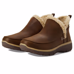 Skechers Women's Easy Going-Gold Rush Ankle Boot  Chocolate  6