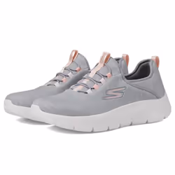 Skechers Women's GO Walk Flex-Lucy Sneaker  Gray/Pink  7.5