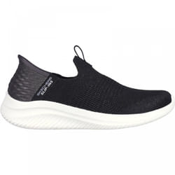 ) Ultra Flex 3.0 - Smooth Step | Black | Mens Slip Ins Trainers - 4 (Adults'
