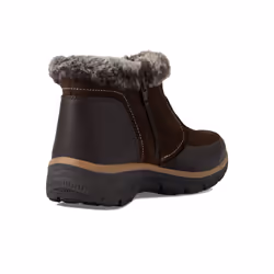 Skechers Women's Easy Going-Warm Escape Ankle Boot  Chocolate  6.5