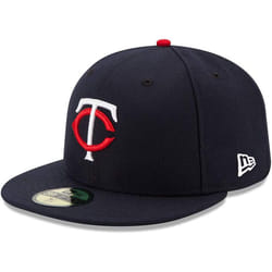 New Era MLB 59FIFTY Team Color Authentic Collection Fitted On Field Game Cap Hat (7 7/8  Minnesota Twins)