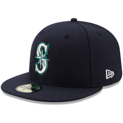 New Era MLB 59FIFTY Team Color Authentic Collection Fitted On Field Game Cap Hat (7 7/8  Seattle Mariners)