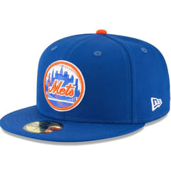 New Era MLB 59FIFTY Cooperstown Authentic Collection Fitted On Field Game Cap Hat (as1  Numeric  Numeric_7_and_3_Quarters  New York Mets Blue Cooperst