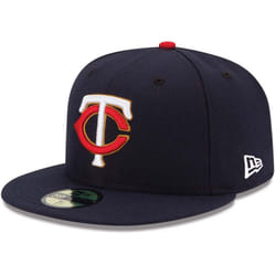 New Era MLB 59FIFTY Team Color Authentic Collection Fitted On Field Game Cap Hat (7 3/4  Minnesota Twins Alternate)