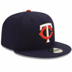 New Era MLB 59FIFTY Team Color Authentic Collection Fitted On Field Game Cap Hat (7 3/4  Minnesota Twins Alternate)
