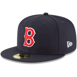 New Era MLB 59FIFTY Cooperstown Authentic Collection Fitted On Field Game Cap Hat (7 7/8  Boston Red Sox Navy Cooperstown)