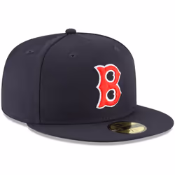 New Era MLB 59FIFTY Cooperstown Authentic Collection Fitted On Field Game Cap Hat (7 7/8  Boston Red Sox Navy Cooperstown)