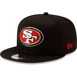 New Era NFL 9FIFTY Adjustable Snapback mens Hat Cap One Size Fits All (San Francisco 49ers Black)