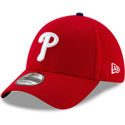 New Era MLB 39Thirty Team Classic Stretch Flex Fit Team Color Primary Logo Primary Logo Baseball Cap Hat - Philadelphia Phillies Red - Medium-Large