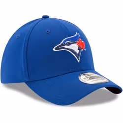 New Era MLB 39Thirty Team Classic Stretch Flex Fit Team Color Primary Logo Primary Logo Baseball Cap Hat - Toronto Blue Jays Blue - Small-Medium