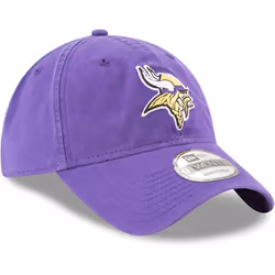 New Era NFL Core Classic 9TWENTY Team Color Adjustable Hat Cap One Size Fits All - Minnesota Vikings Purple