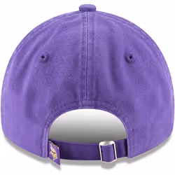 New Era NFL Core Classic 9TWENTY Team Color Adjustable Hat Cap One Size Fits All - Minnesota Vikings Purple