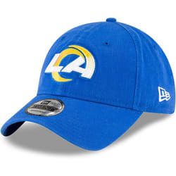 New Era NFL Core Classic 9TWENTY Team Color Adjustable Hat Cap One Size Fits All - Los Angeles Rams Blue