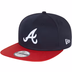 New Era Atlanta Braves 9FIFTY Adjustable Snapback Cap Hat - Blue - S/M, Blue